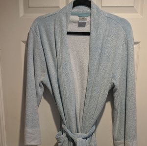 N Natori small light teal bath robe like new!